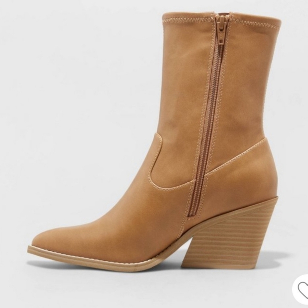 Aubree Ankle Boots from Universal Thread- Tan! - Picture 2 of 3